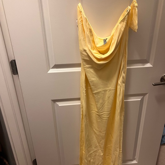 Anthropologie Butter Yellow Tilda Slip Dress - Picture 2 of 3